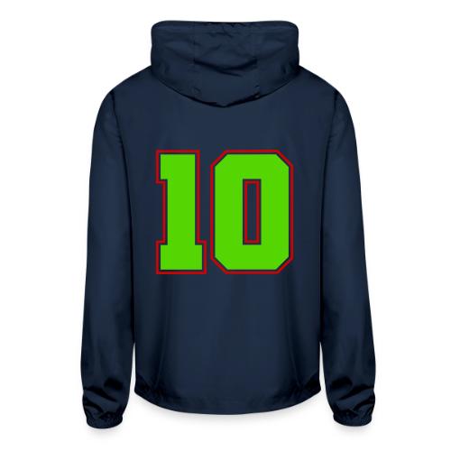 The Magic Number 10 - Unisex Lightweight Windbreaker Jacket