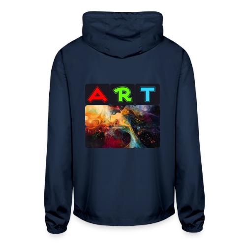 Waves of Art - Unisex Lightweight Windbreaker Jacket