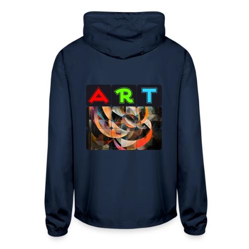 Fragments of Art - Unisex Lightweight Windbreaker Jacket