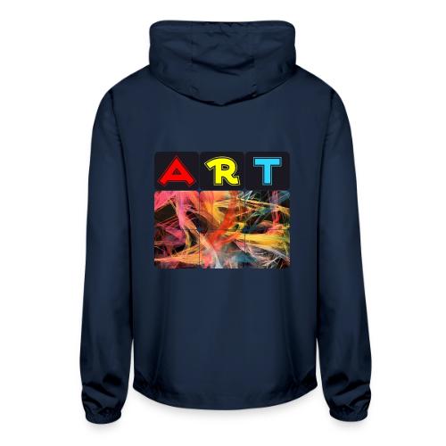 Chaotic Threads of Art - Unisex Lightweight Windbreaker Jacket