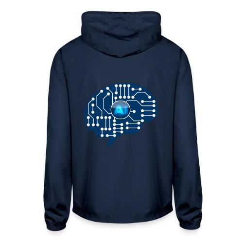 AI: Mind Wired - Unisex Lightweight Windbreaker Jacket