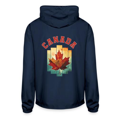Canada’s Artistic Emblem - Unisex Lightweight Windbreaker Jacket