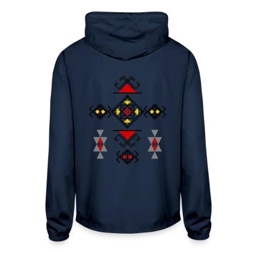 Amazigh Symbols - Unisex Lightweight Windbreaker Jacket