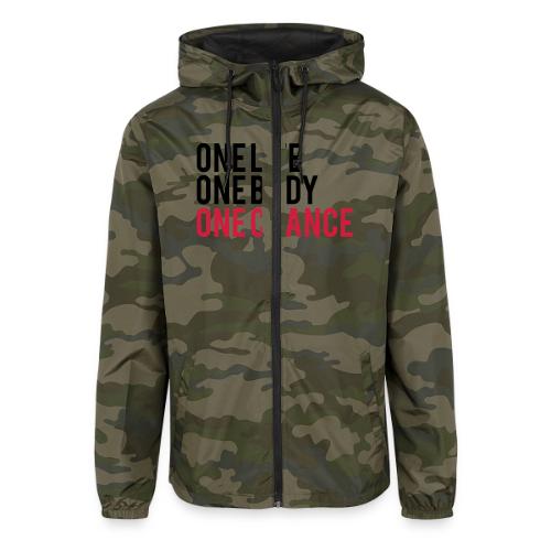 One Life One Body One Chance - Unisex Lightweight Windbreaker Jacket