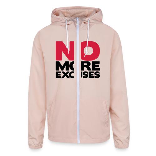 No More Excuses - Unisex Lightweight Windbreaker Jacket