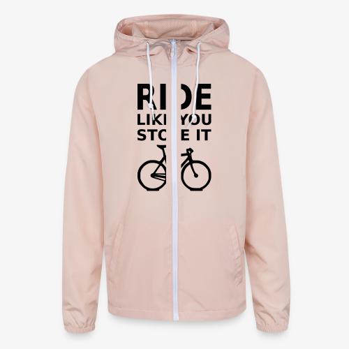 ride like you stole it - bicycle - Unisex Lightweight Windbreaker Jacket