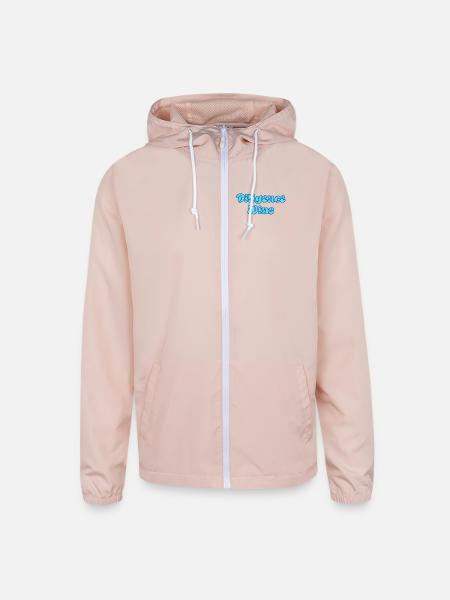 inspiration work - Unisex Lightweight Windbreaker Jacket - blush pink 