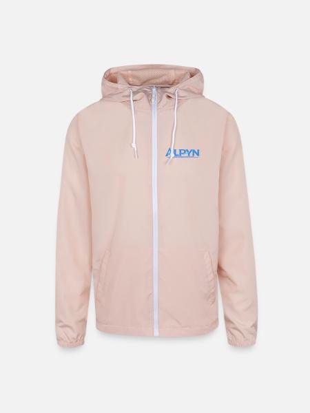 Alpyn Mountain Crest - Unisex Lightweight Windbreaker Jacket - blush pink