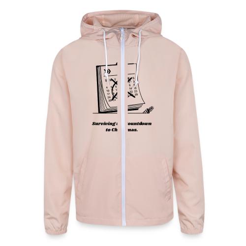 Countdown to Christmas T-Shirt - Unisex Lightweight Windbreaker Jacket