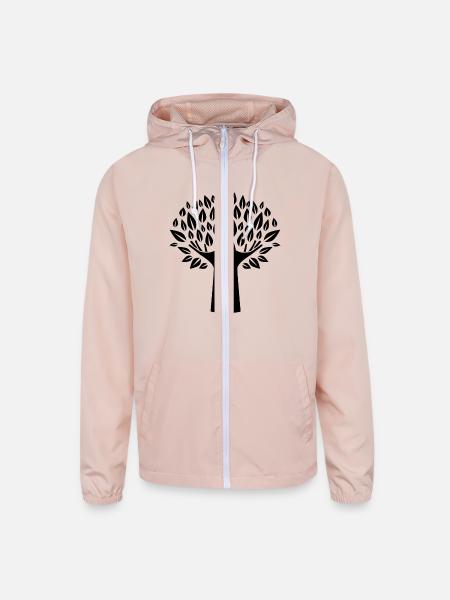conservation of nature - Unisex Lightweight Windbreaker Jacket - blush pink 