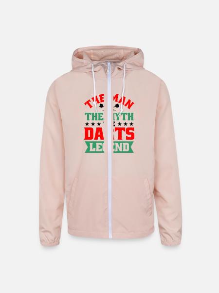 Darts Dart Player - Unisex Lightweight Windbreaker Jacket - blush pink