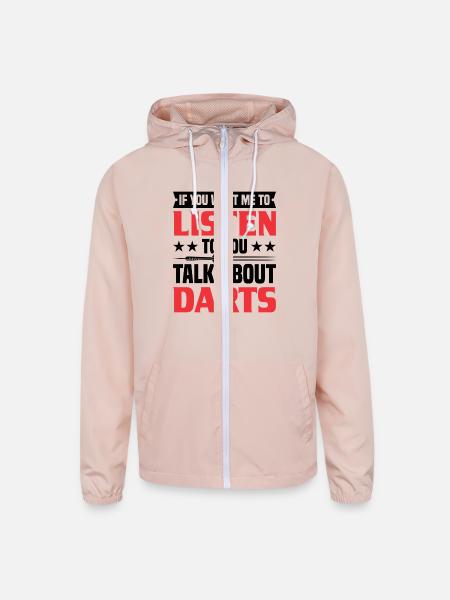 Darts Dart Player - Unisex Lightweight Windbreaker Jacket - blush pink 