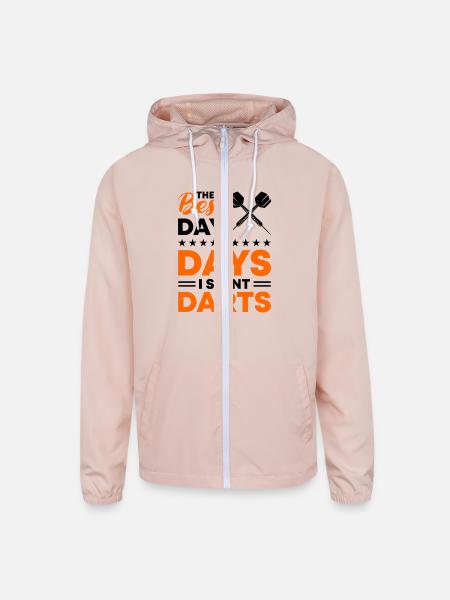 Darts Dart Player - Unisex Lightweight Windbreaker Jacket - blush pink