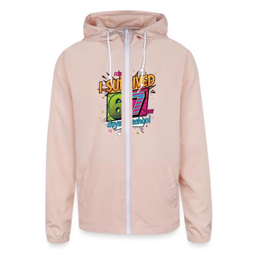 I Survived 67 Days of School T-Shirt – Funny Teach - Unisex Lightweight Windbreaker Jacket