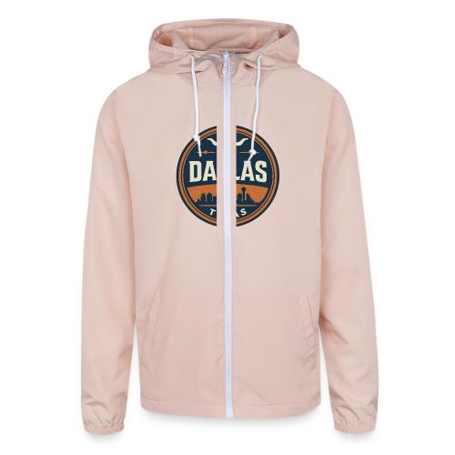 Vintage Dallas Texas Western Skyline Retro Cowboy - Unisex Lightweight Windbreaker Jacket