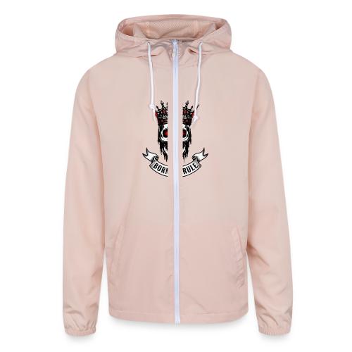 Born to Rule Skull King - Unisex Lightweight Windbreaker Jacket