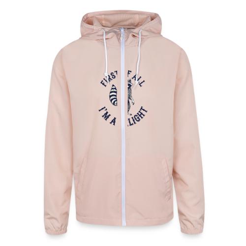 Funny Raccoon Tee – First Of All I'm A Delight - Unisex Lightweight Windbreaker Jacket