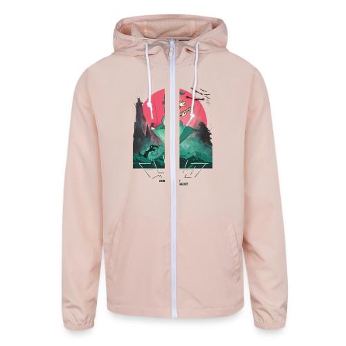 Mr. Fastfinger Flight Mode (WH) - Unisex Lightweight Windbreaker Jacket