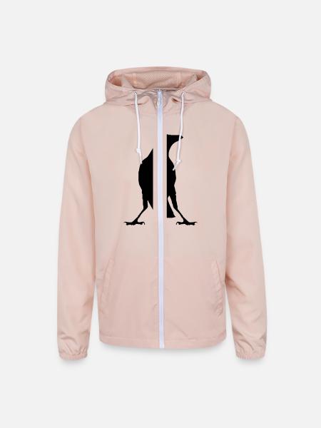 Raven - Unisex Lightweight Windbreaker Jacket - blush pink