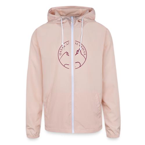 Merch with Maroon Logo - Unisex Lightweight Windbreaker Jacket