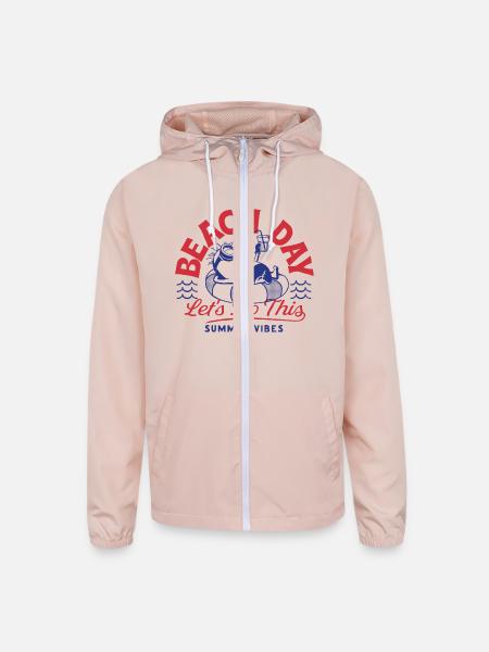 Minions Phil Beach Day Summer Vibes - Unisex Lightweight Windbreaker Jacket - blush pink