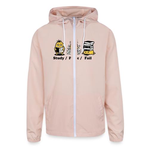 Funny Student Study Panic Fail Back To School - Unisex Lightweight Windbreaker Jacket