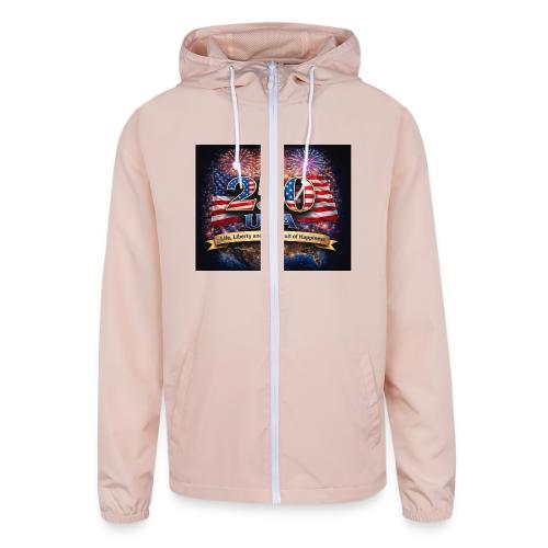 USA 250th Celebration - Unisex Lightweight Windbreaker Jacket