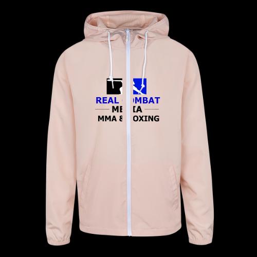 RCM MMA & BOXING Blue Logo - Unisex Lightweight Windbreaker Jacket
