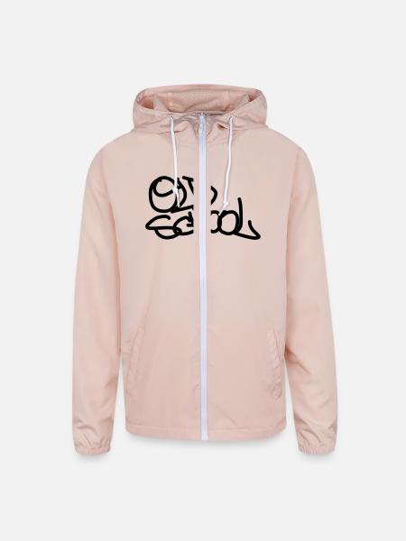 Old school - Unisex Lightweight Windbreaker Jacket - blush pink