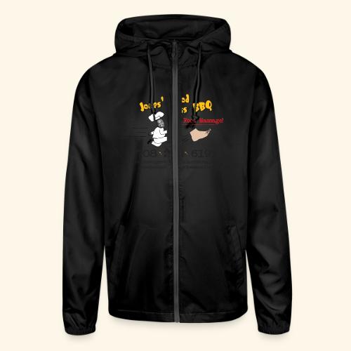 Jones Good Ass BBQ and Foot Massage logo - Unisex Lightweight Windbreaker Jacket
