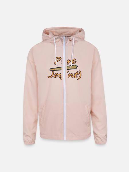Pure Joy(nt) - Unisex Lightweight Windbreaker Jacket - blush pink