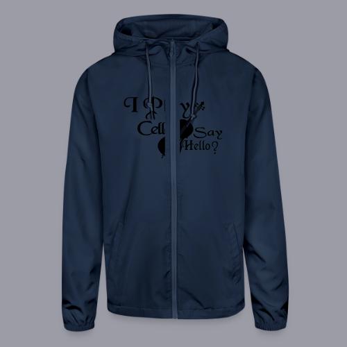 I PLAY CELLO - SAY HELLO! - Unisex Lightweight Windbreaker Jacket