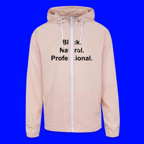 blk nat prof - Unisex Lightweight Windbreaker Jacket