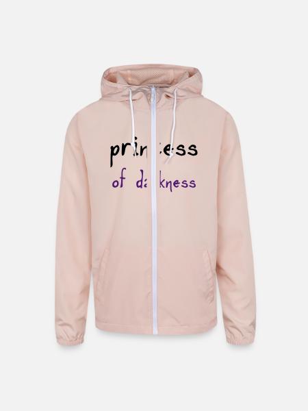 Princess of Darkness - Unisex Lightweight Windbreaker Jacket - blush pink 