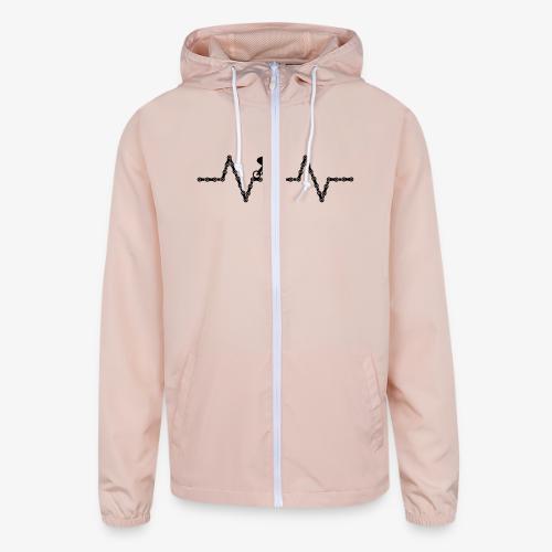 bmx bike heartbeat - Unisex Lightweight Windbreaker Jacket