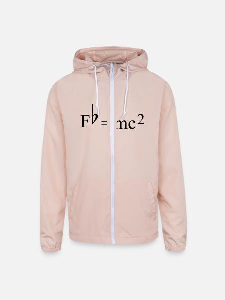 Fb=mc2 - Unisex Lightweight Windbreaker Jacket - blush pink