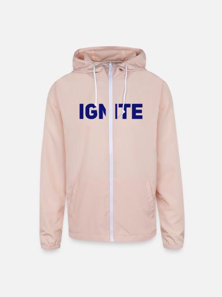 Ignite - Unisex Lightweight Windbreaker Jacket - blush pink 