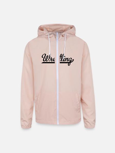 wrestling - Unisex Lightweight Windbreaker Jacket - blush pink