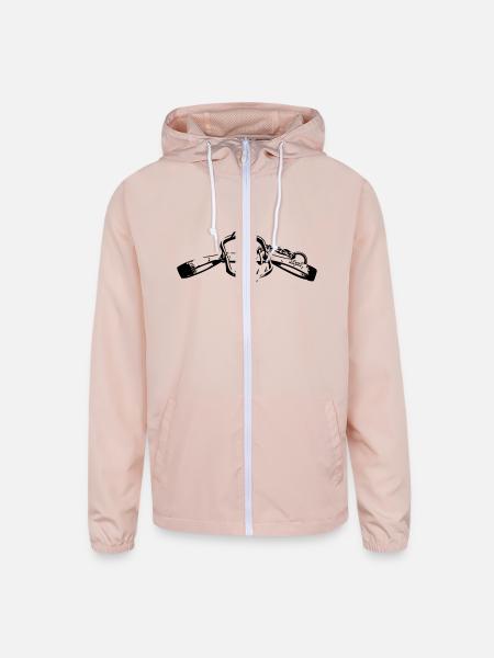 trap - Unisex Lightweight Windbreaker Jacket - blush pink