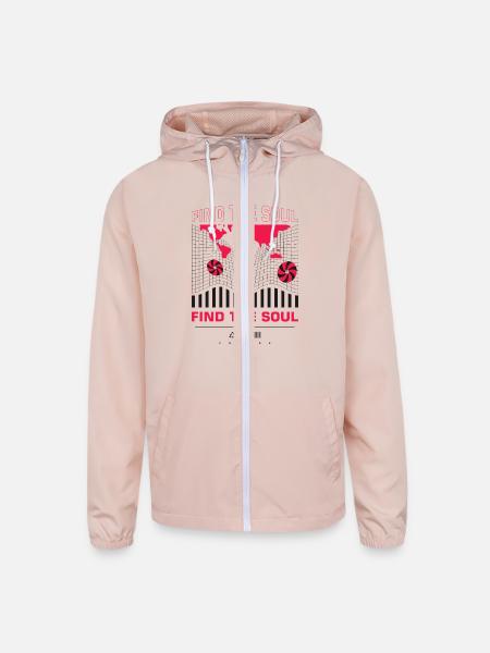 Find the Soul - Unisex Lightweight Windbreaker Jacket - blush pink