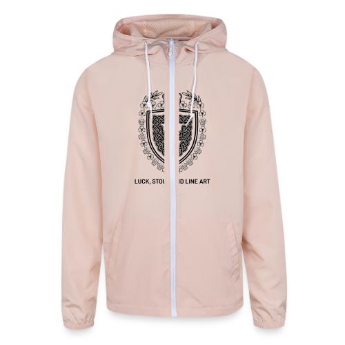 Celtic Knot T-Shirt, Symmetrical Shield - Unisex Lightweight Windbreaker Jacket