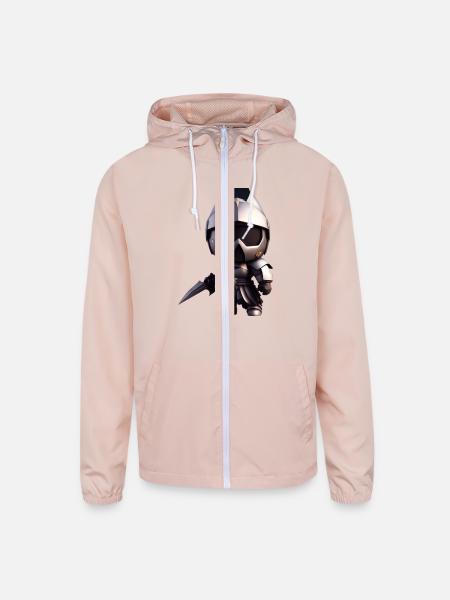 War World - Unisex Lightweight Windbreaker Jacket - blush pink