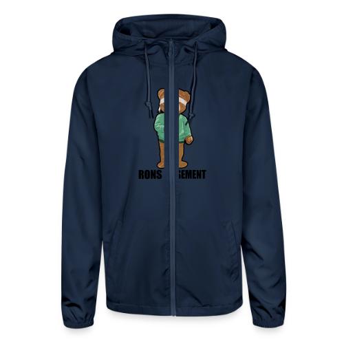 RONS BASEMENT Merchandise - Blindfolded Bear - Unisex Lightweight Windbreaker Jacket