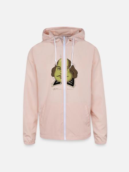 Shakes Pear - Unisex Lightweight Windbreaker Jacket - blush pink