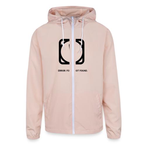 ERROR: FOCUS NOT FOUND T-Shirt | Funny Remote Work - Unisex Lightweight Windbreaker Jacket