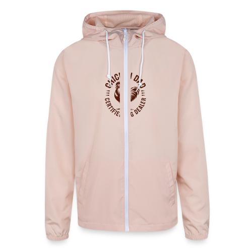Chicken Dad – Certified Egg Dealer - Unisex Lightweight Windbreaker Jacket
