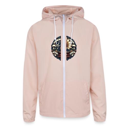 Ornate Phonograph T-Shirt - Unisex Lightweight Windbreaker Jacket