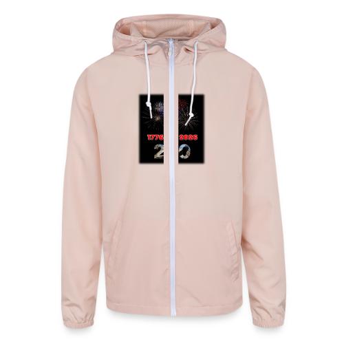 1776 - 2026 - 250 Years USA | Fireworks - Unisex Lightweight Windbreaker Jacket