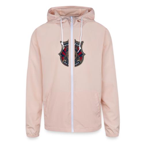 Barcelona Scarlet Pride T Shirt, Soccer City Gift - Unisex Lightweight Windbreaker Jacket