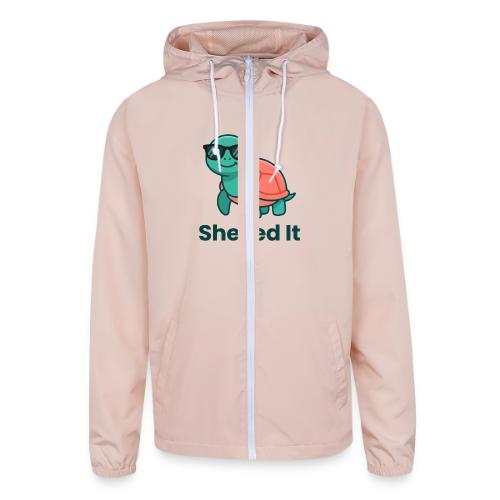 Funny Turtle Sunglasses Shelled It Cute Gift - Unisex Lightweight Windbreaker Jacket